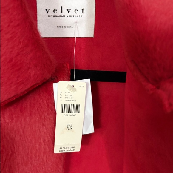 Velvet by Graham & Spencer Vibrant Red Apparel - Picture 3 of 7
